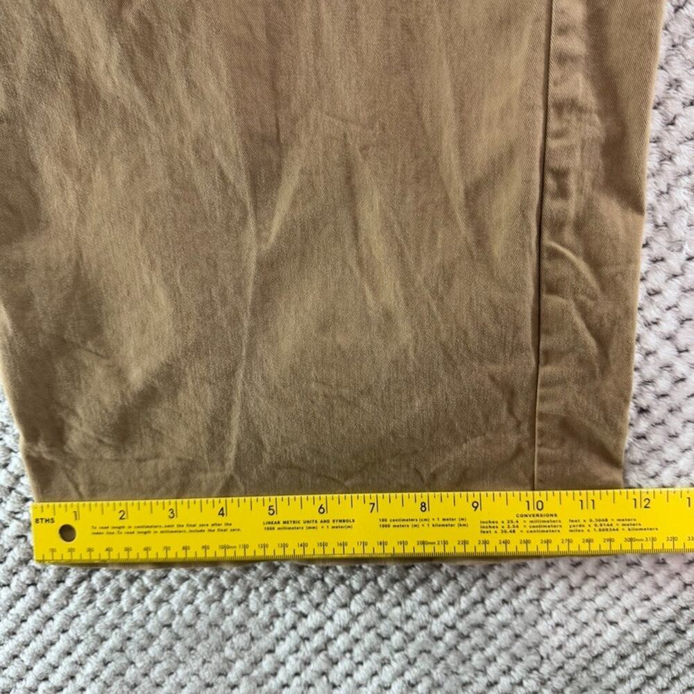 Good American Skate Pants Womens 12/31 Good Khaki Wide Straight Leg High Rise - Picture 13 of 15